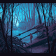 art piece of luke on dagobah